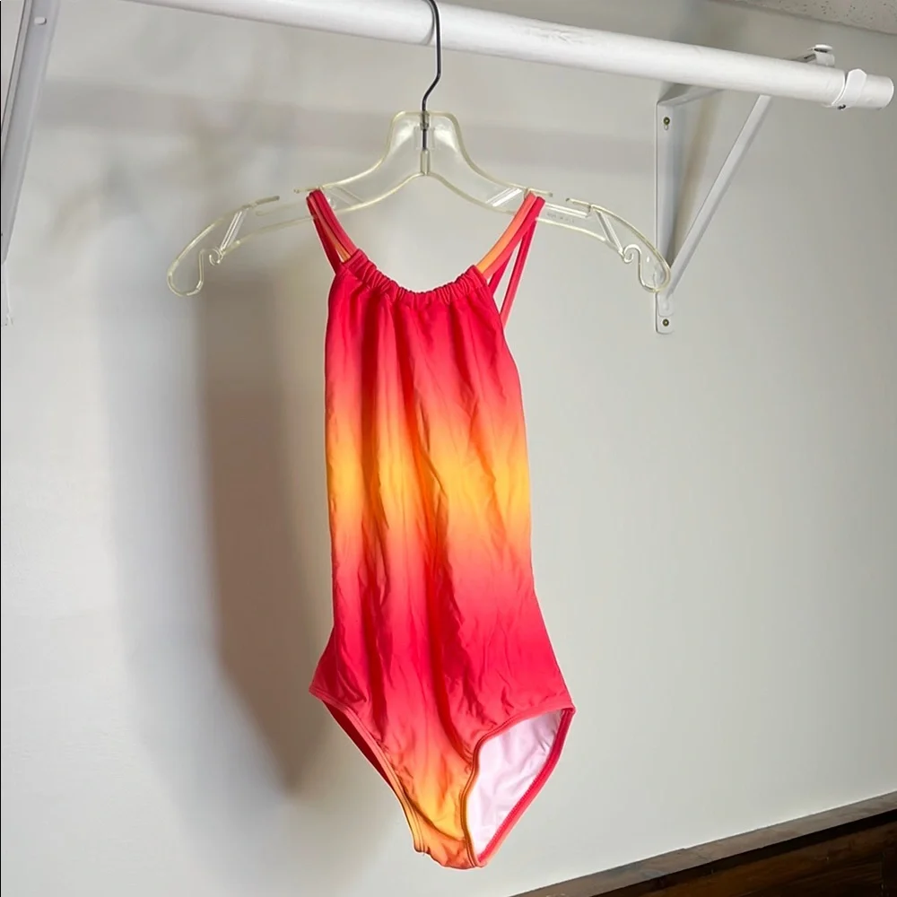 NWT Kanu‎ Surf Vibrant Pink and Orange One-Piece Swimsuit- 12